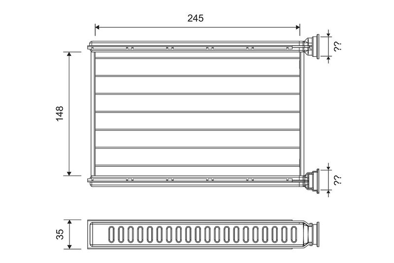 VALEO Wärmetauscher, Innenraumheizung (812401) Thumbnail